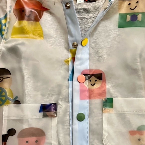 NWT Christian Robinson x Target Faces Raincoat - Picture 4 of 5